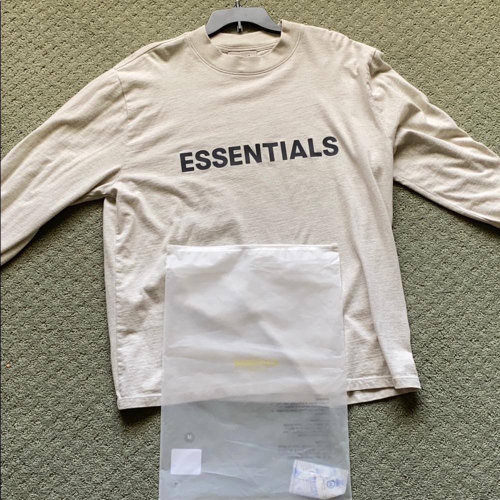 FEAR OF GOD ESSENTIALS Oatmeal longsleeve